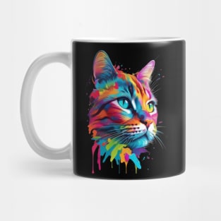 Cute colorful Cat great gift for cat lovers and pet enthusiasts Mug